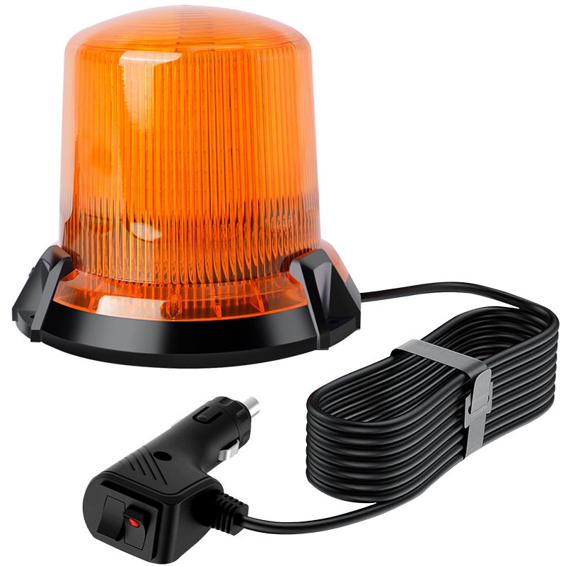 12V 24V Flashing and Rotating Amber Becon Light Car Led Lights Amber Beacon for Emergency Vehicle